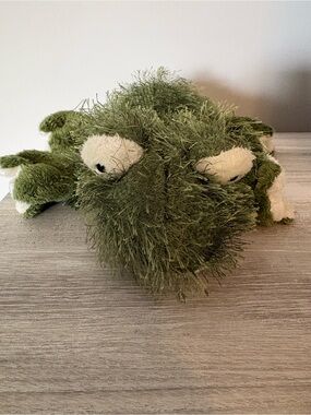 Ganz Webkinz Shaggy Green Frog Vintage Plush 90s-2000s